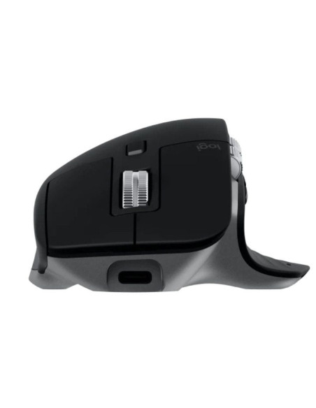 Ratón ergonómico inalámbrico por bluetooth logitech mx master 3s for mac/ batería recargable/ hasta 8000 dpi/ gris espacial