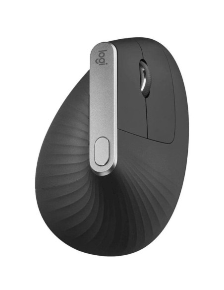 Ratón ergonómico inalámbrico por bluetooth logitech vertical mx/ batería recargable/ hasta 4000 dpi