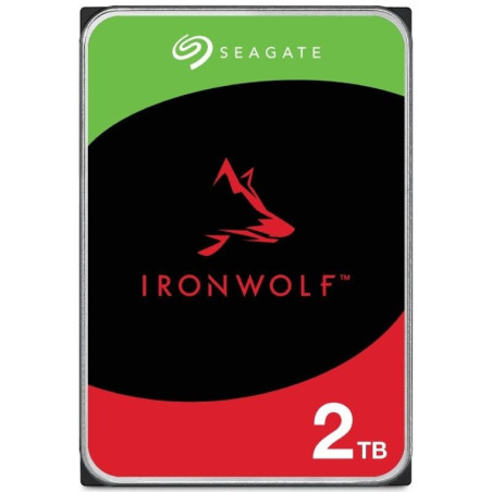 Disco duro seagate ironwolf nas st2000vn003 2tb/ 3.5'/ sata iii/ 256mb