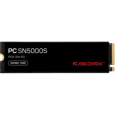 Disco ssd sandisk pc sn5000s 512gb/ m.2 2280 pcie gen4/ full capacity