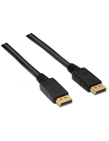 Cable displayport 1.2 4k nanocable 10.15.2303/ displayport macho - displayport macho/ 3m/ negro