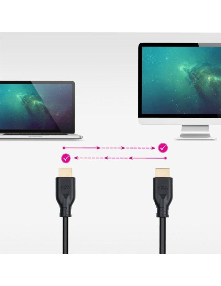 Cable hdmi 2.0 4k ccs nanocable 10.15.3901/ hdmi macho - hdmi macho/ 1m/ negro