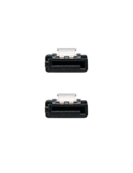 Cable sata iii nanocable 10.18.1001-bk/ 50cm/ negro