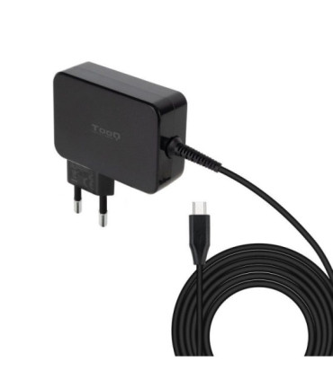 Cargador de portátil gan tooq tqlc-usbcgan90pd/ 1xusb tipo-c/ 90w/ automático/ voltaje 5-20v