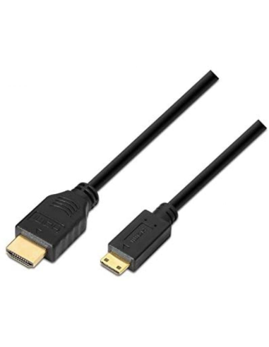Cable hdmi nanocable 10.15.0902/ hdmi macho - mini hdmi macho/ 1.8m/ negro