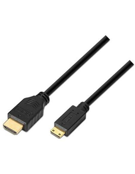 Cable hdmi nanocable 10.15.0902/ hdmi macho - mini hdmi macho/ 1.8m/ negro