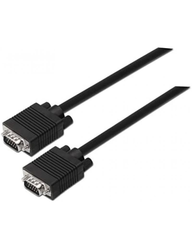 Cable svga nanocable 10.15.1302/ vga macho - vga macho/ 1.8m/ negro