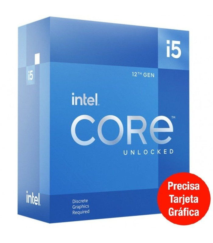 Procesador intel core i5-12600kf 3.70ghz socket 1700
