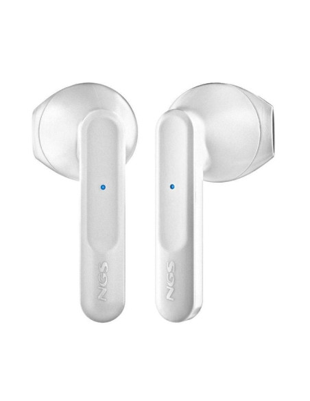 Auriculares bluetooth ngs ártica move con estuche de carga/ autonomía 7h/ blancos