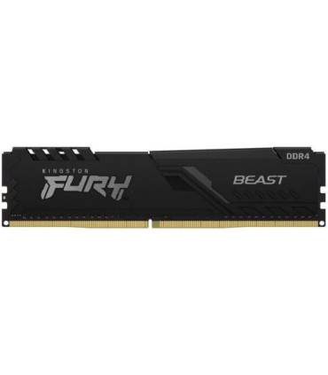 Memoria ram kingston fury beast rgb 16gb/ ddr4/ 3600mhz/ 1.35v/ cl18/ dimm