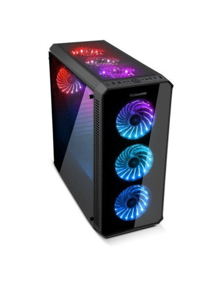 Caja gaming torre nox hummer tgx rainbow