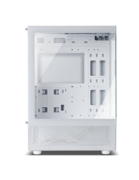 Caja gaming semitorre nox hummer vision/ blanca