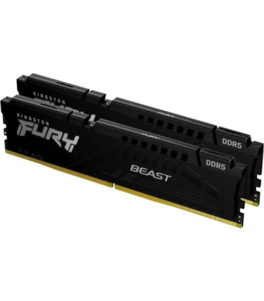 Memoria ram kingston fury beast 2 x 16gb/ ddr5/ 5600mhz/ 1.25v/ cl36/ dimm