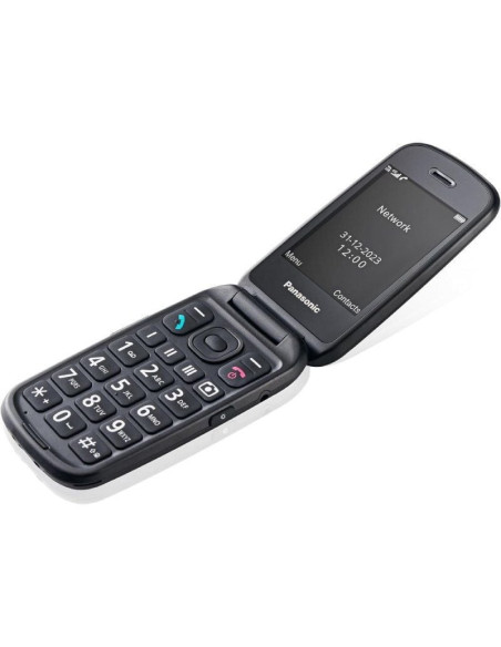 Teléfono móvil panasonic kx-tu550 para personas mayores/ negro