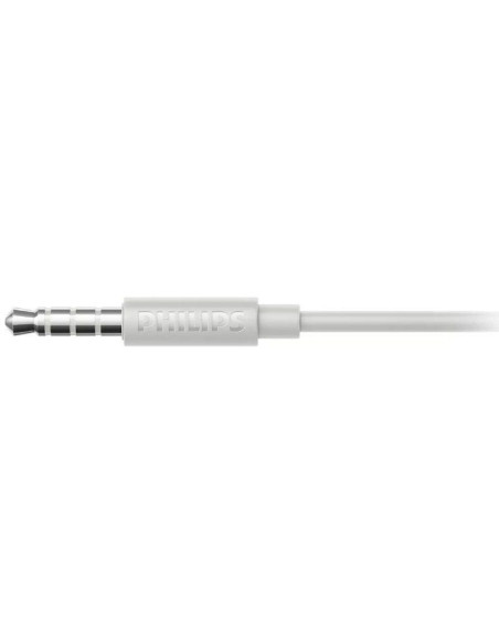 Auriculares intrauditivos philips she4305wt/ con micrófono/ jack 3.5/ blancos