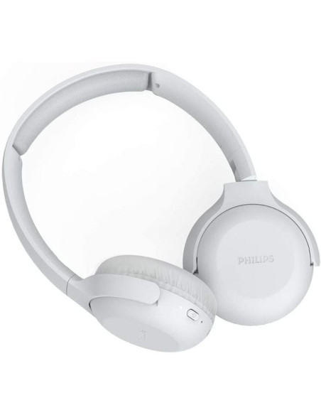 Auriculares inalámbricos philips tauh202/ con micrófono/ bluetooth/ blancos