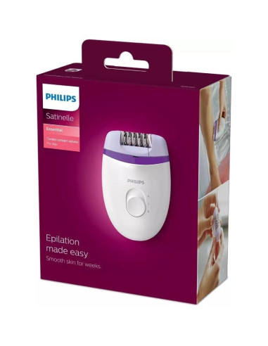 Depiladora philips satinelle essential bre225/00/ con cable