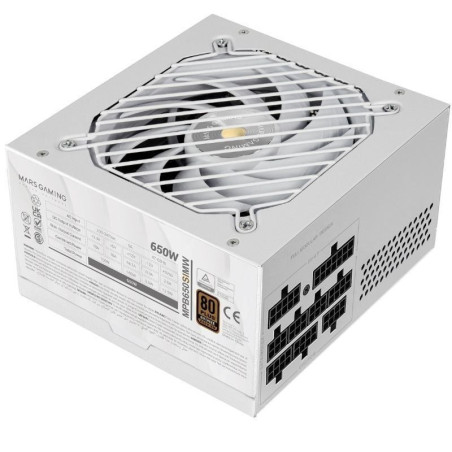 Fuente de alimentación mars gaming mpb650sim/ 650w/ ventilador 12cm/ 80 plus bronze/ blanca