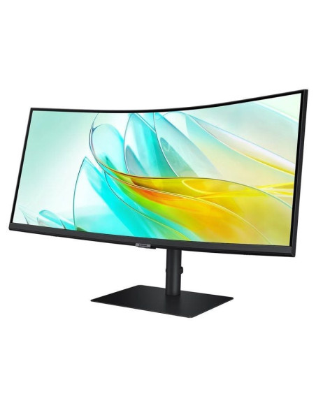 Monitor profesional ultraparonámico curvo samsung viewfinity s6 s34c652uau 34'/ uwqhd/ multimedia/ negro