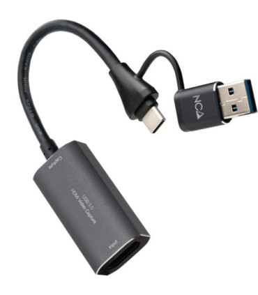 Capturadora de video externa nanocable 10.15.0001/ usb tipo-c - usb 3.0