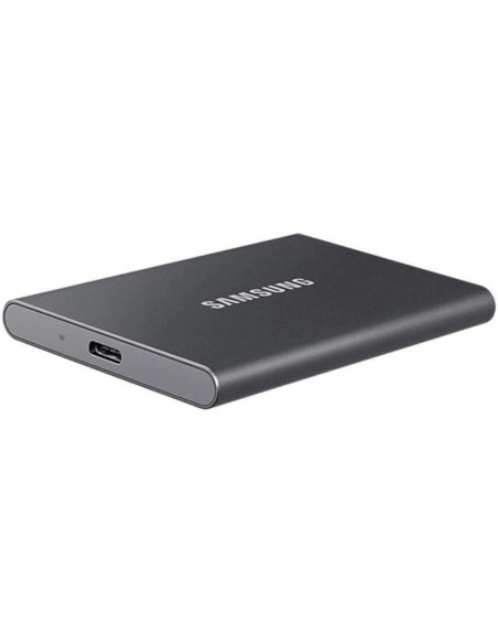 Disco externo ssd samsung portable t7 4tb/ usb 3.2/ gris