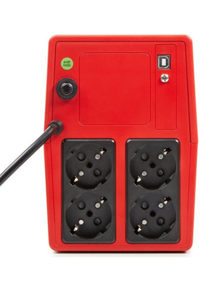 Sai línea interactiva salicru sps 1100 one v2/ 1100va-600w/ 4 salidas/ formato torre