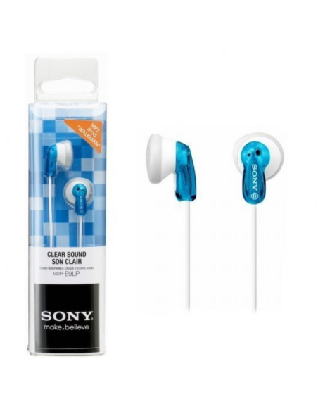 Auriculares intrauditivos sony mdr-e9lp/ jack 3.5/ azules