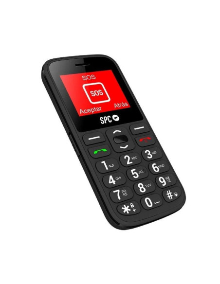 Teléfono móvil spc fortune 2 4g para personas mayores/ negro