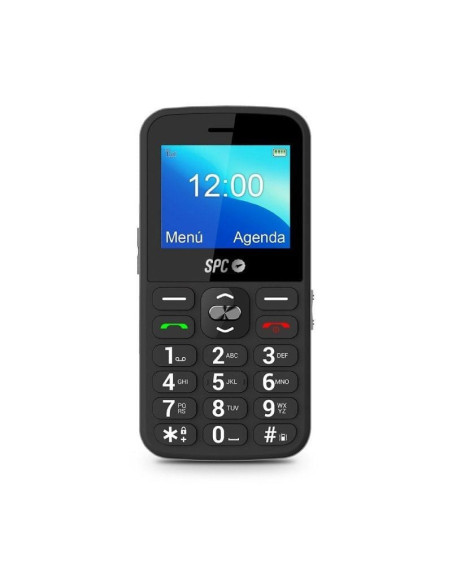 Teléfono móvil spc fortune 2 para personas mayores/ negro