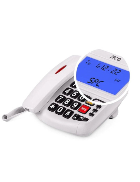 Teléfono spc comfort volume 2/ blanco