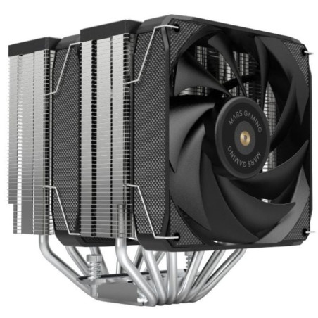 Ventilador con disipador doble mars gaming mcpu-xu6/ 2x 12cm