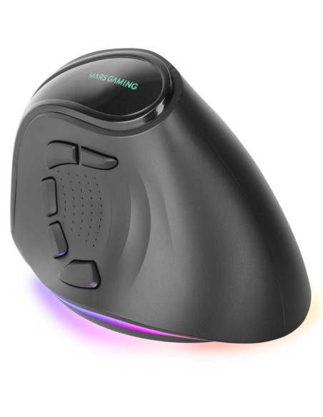 Ratón gaming ergonómico inalámbrico mars gaming mm-sk/ hasta 8400 dpi