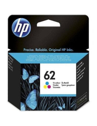 Cartucho de tinta original hp nº62/ tricolor