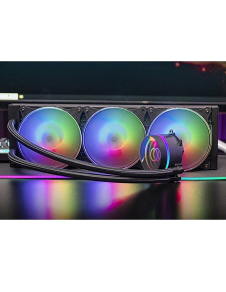 Sistema de refrigeración líquida mars gaming ml-one360/ negro