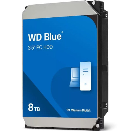 Disco duro western digital wd blue pc desktop hard drive 8tb/ 3.5'/ sata iii/ 256mb