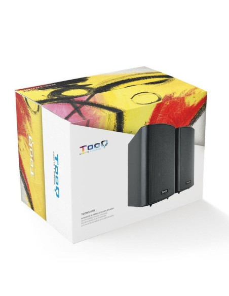 Altavoces autoamplificados tooq tqows-01b/ 60w/ 2.0