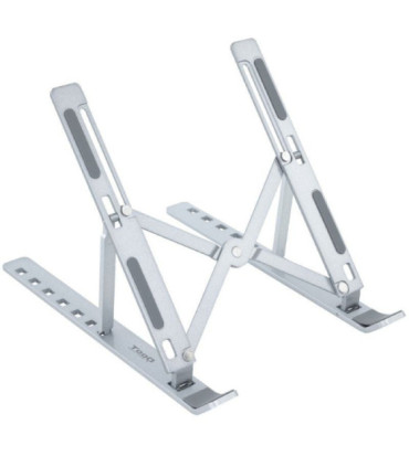 Soporte tooq tqlrs0035-al para portátil/ tablet hasta 15'/ plata
