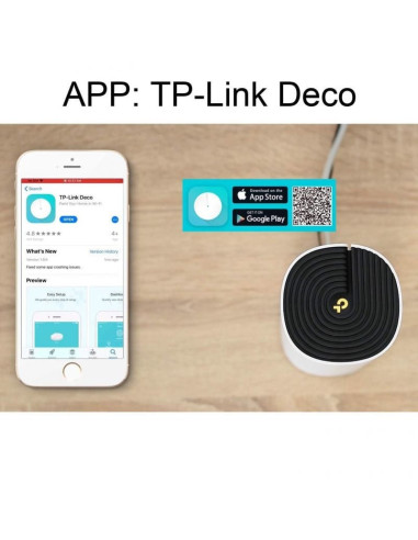 Sistema mesh tp-link deco e4 1200mbps/ 2.4ghz 5ghz/ pack de 3