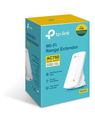 Repetidor inalámbrico tp-link ac750 750mbps/ 3 antenas internas