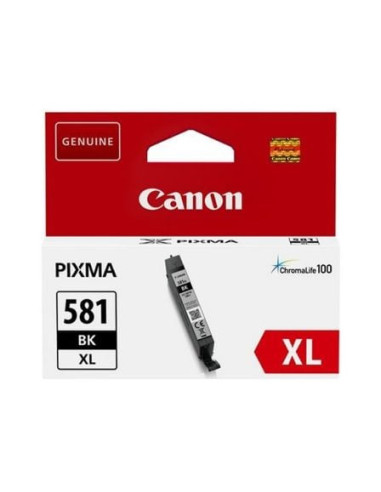 Cartucho de tinta original canon cli-581bkxl alta capacidad/ negro