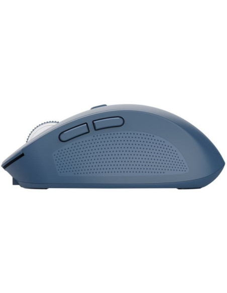Ratón inalámbrico por bluetooth trust ozaa compact wireless/ batería recargable/ hasta 3200 dpi/ azul