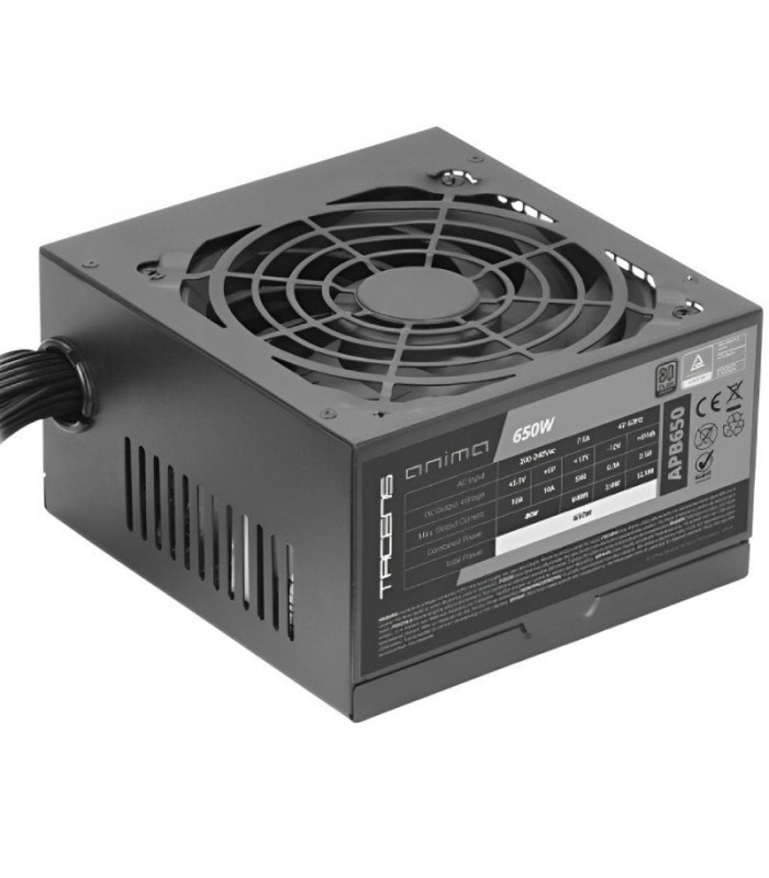 Fuente de alimentación tacens anima apb650/ 650w/ ventilador 12cm/ 80 plus silver