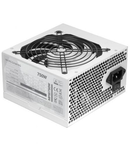 Fuente de alimentación mars gaming mpiii750w/ 750w/ ventilador 12cm
