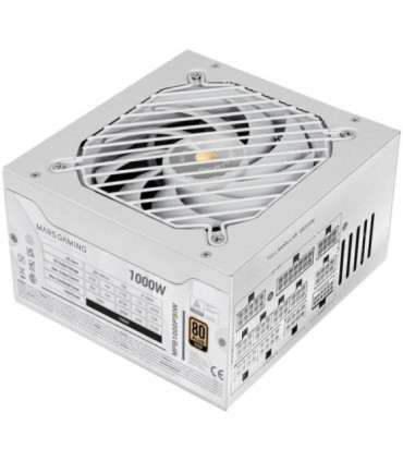 Fuente de alimentación mars gaming mpb1000psi/ 1000w/ ventilador 14cm/ atx 3.1/ pcie 5.1/ 80 plus gold