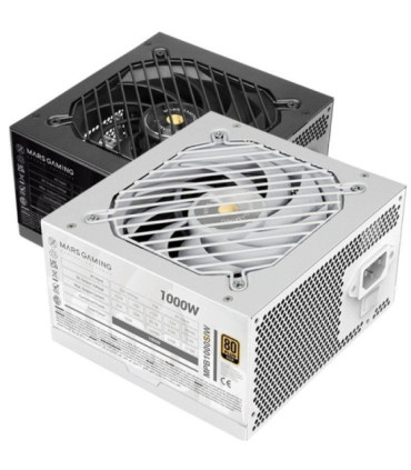 Fuente de alimentación mars gaming mpb1000si/ 1000w/ ventilador 12cm/ 80 plus gold
