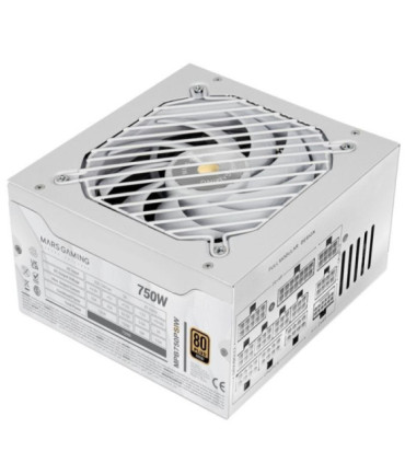 Fuente de alimentación mars gaming mpb750psi/ 750w/ ventilador 14cm/ atx 3.1/ pcie 5.1/ 80 plus gold