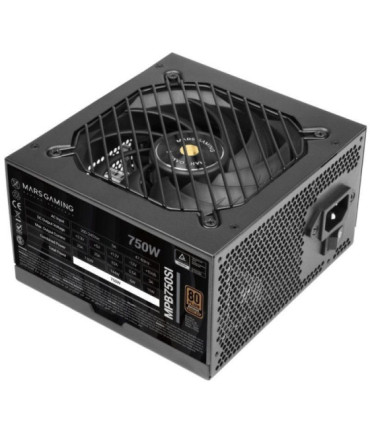 Fuente de alimentación mars gaming mpb750si/ 750w/ ventilador 12cm/ 80 plus bronze