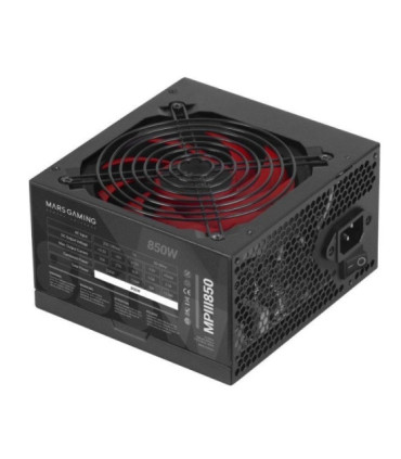 Fuente de alimentación mars gaming mpiii850/ 850w/ ventilador 12cm