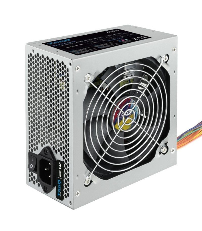 Fuente de alimentación tooq tqapolo-500sp/ 500w/ ventilador 12cm
