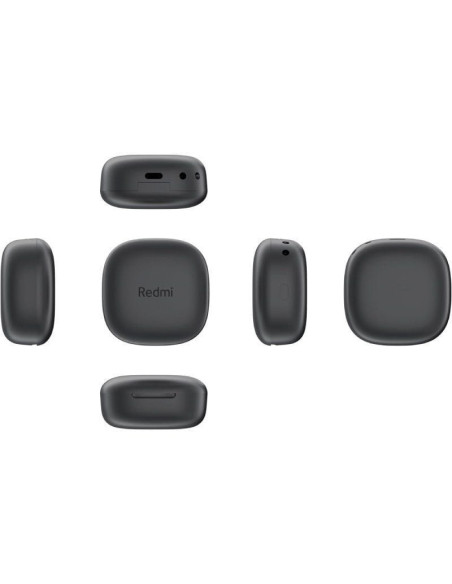 Auriculares bluetooth xiaomi redmi buds 6 play con estuche de carga/ autonomía 7h/ negros